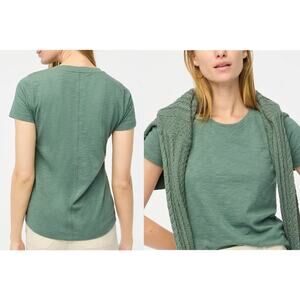J.Crew Factory | NWT Short-sleeve girlfriend tee Pale Spinach Green | Sz XL